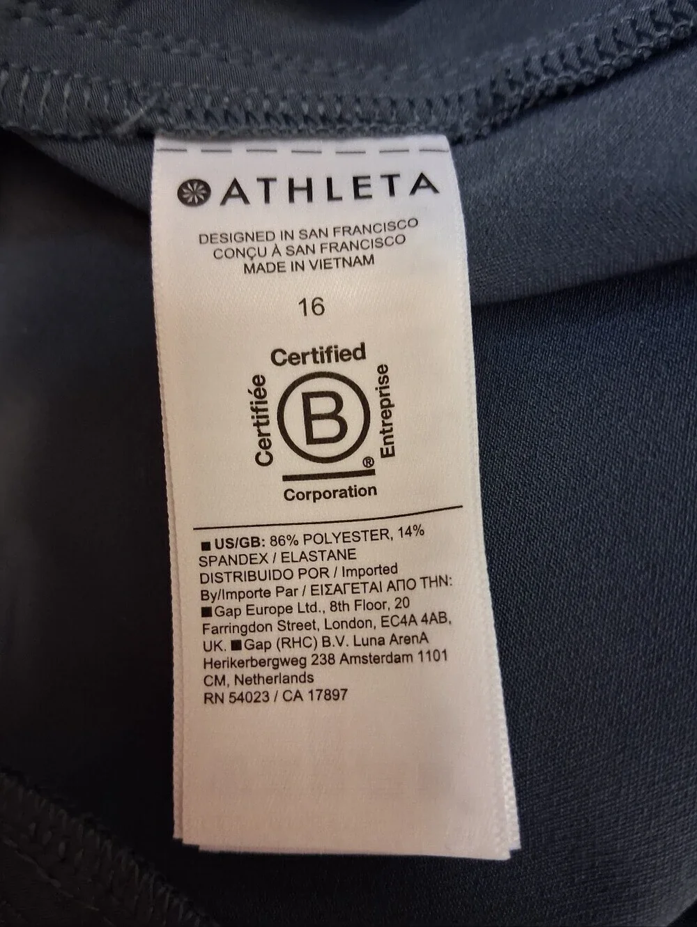 Athleta Women 's Slate Gray Cargo Pants Size 16